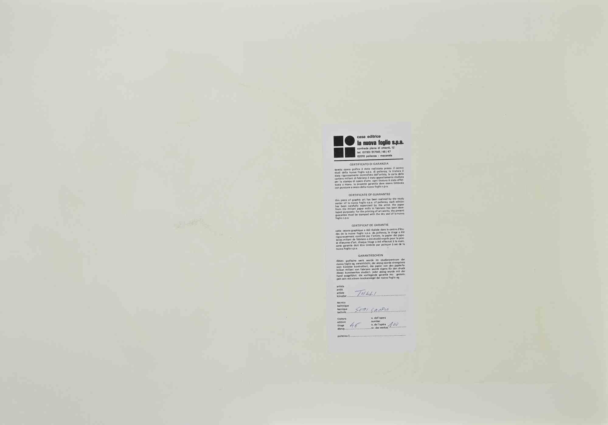 Composizione carnevalesca - Litografia di Wladimiro Tulli - 1973 in vendita 1