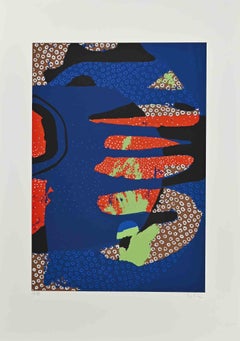Carnivalesque Composition - Lithograph by Wladimiro Tulli - 1973