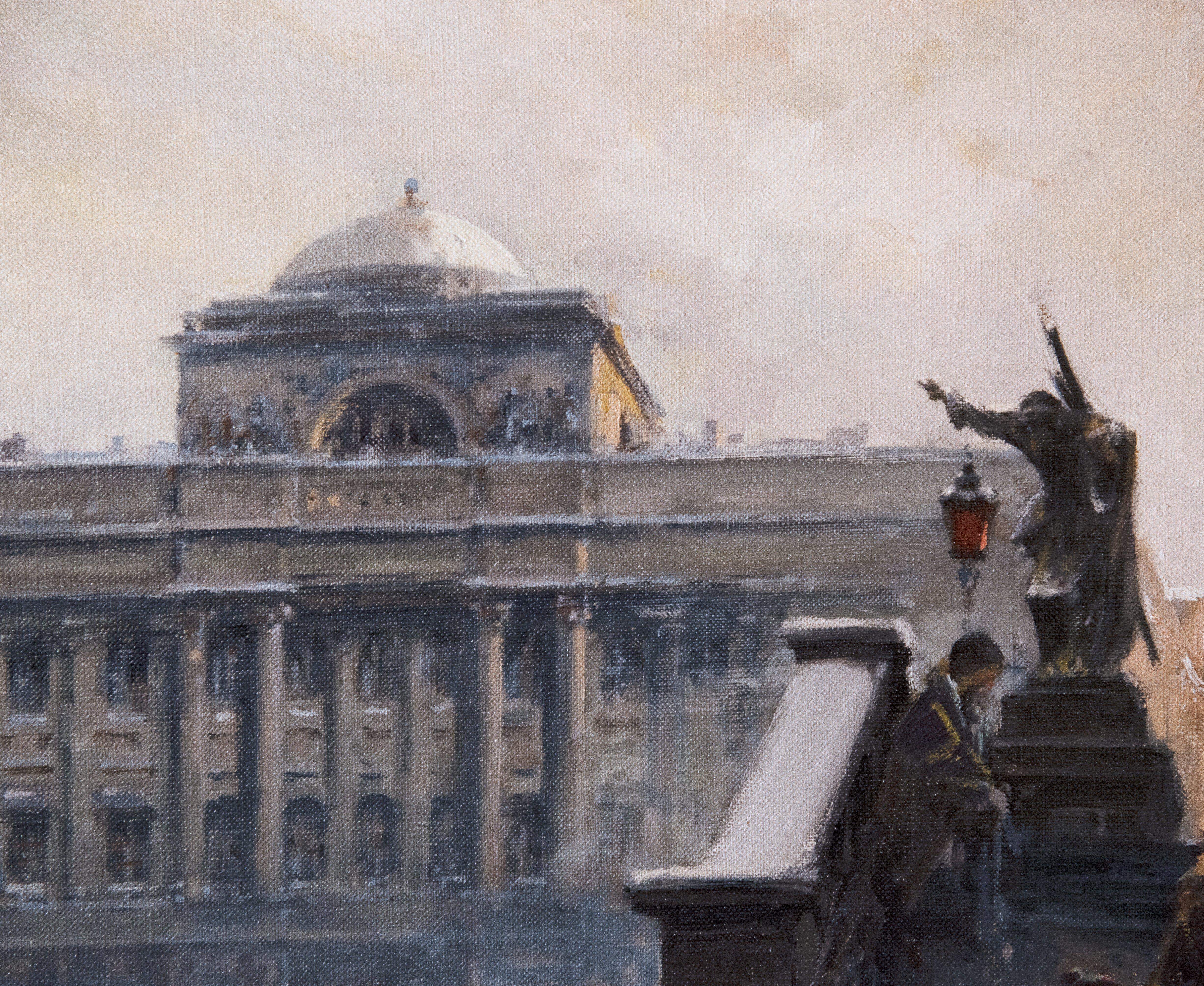 „ People of the Street“ von W. T. Chmielinksi (Nachkriegszeit), Painting, von Wladyslaw Chmieliński