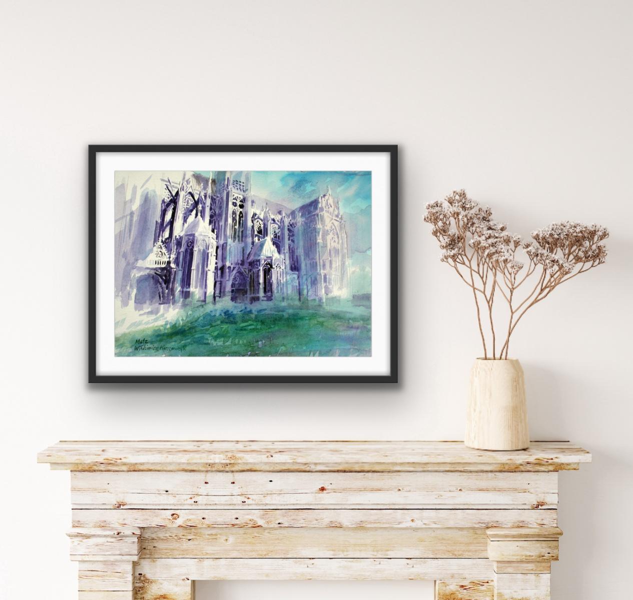 watercolor cathedral