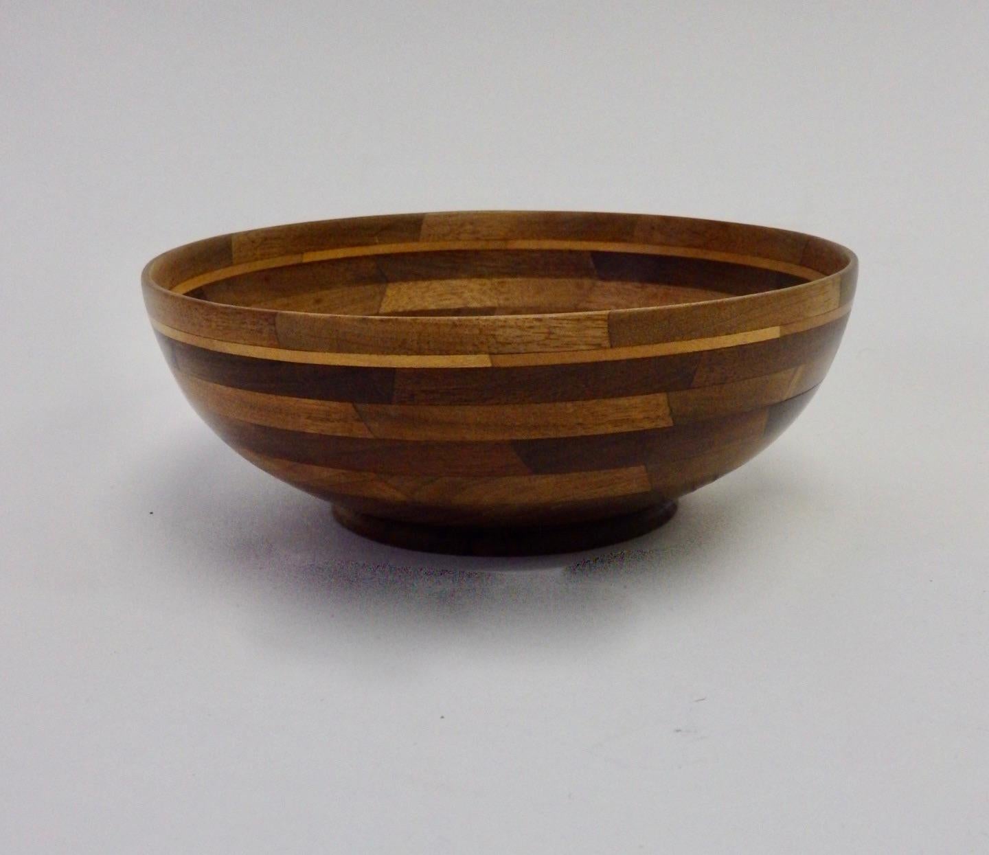 laminated wood bowl