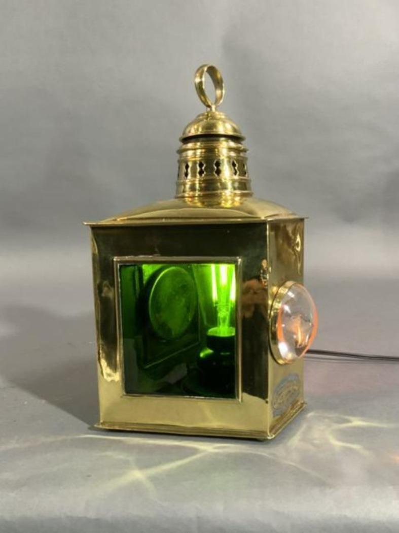 WM Porter and Sons Ships Lantern In Good Condition For Sale In Norwell, MA