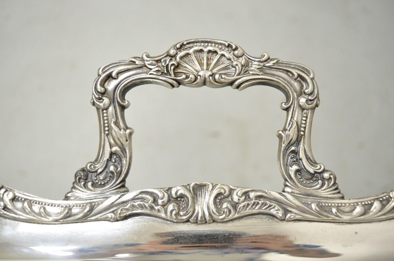 WM Rogers & Sons spring flowers 2091 silver plated 27