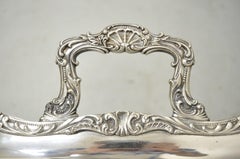 WM Rogers & Sons Spring Flowers 2091 Silver Plated Platter Serving Tray