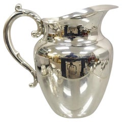 Retro WMA Rogers Oneida Victorian Style Silver Plated Water Pitcher