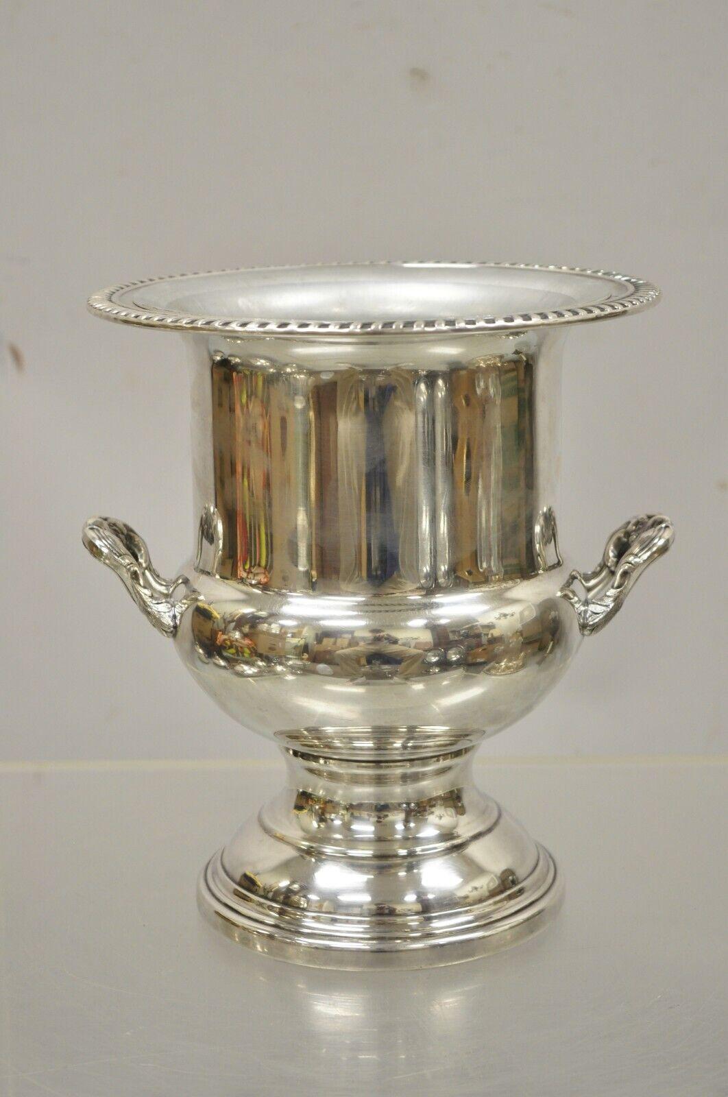 WMA Rogers Vintage Silver Plate Trophy Cup Urn Champagne Bucket Ice Chiller 2