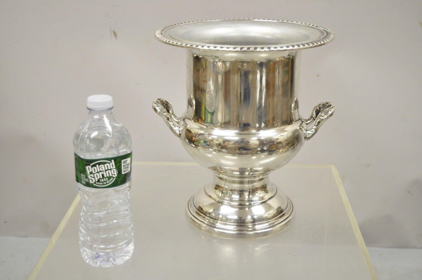 WMA Rogers Vintage Silver Plate Trophy Cup Urn Champagne Bucket Ice Chiller In Good Condition In Philadelphia, PA