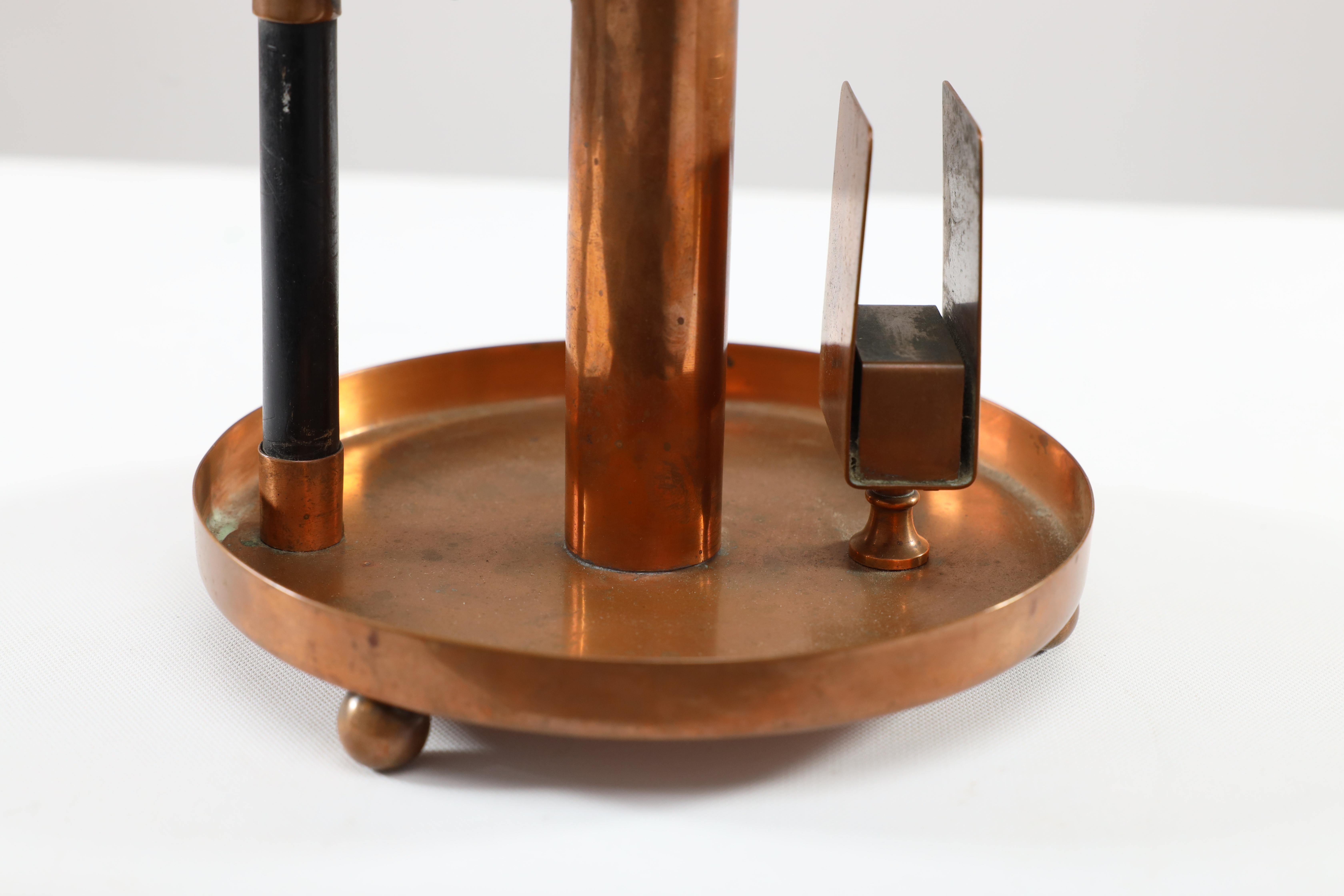 Estetismo WMF. Candeliere da camera in rame dell'Aesthetic Movement nello stile di Dresser del Dr. C. in vendita