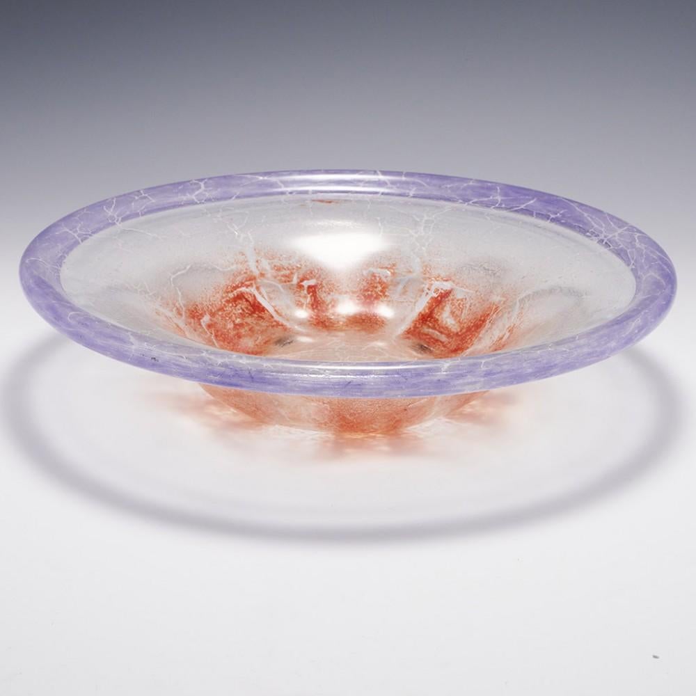 German WMF Art Deco Ikora Glass Bowl c1930