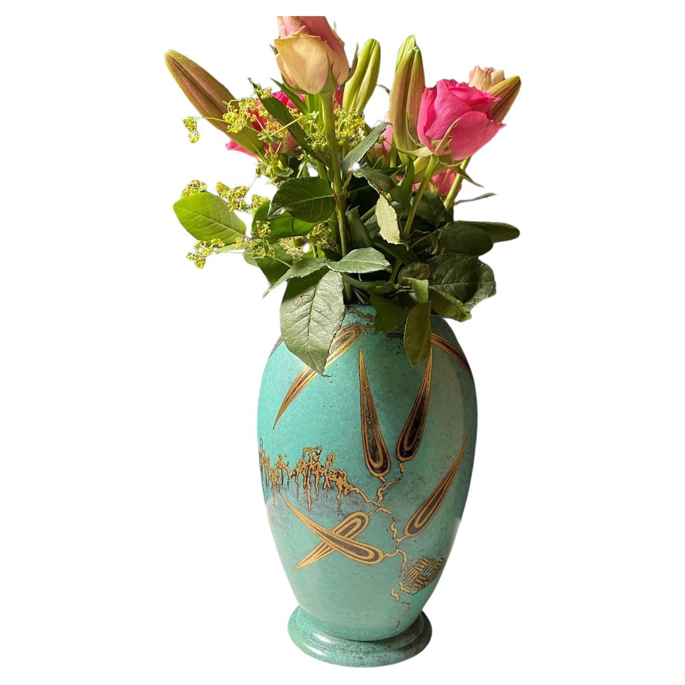WMF Art Deco Ikora Vase by Paul Haustein, Germany  1930's