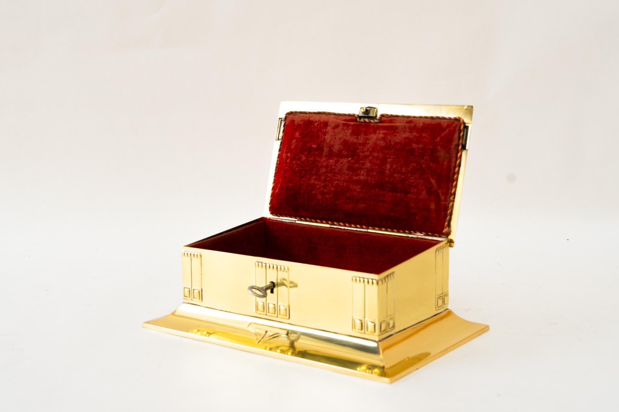 Early 20th Century WMF art deco jewelry box  germany around 1920s For Sale