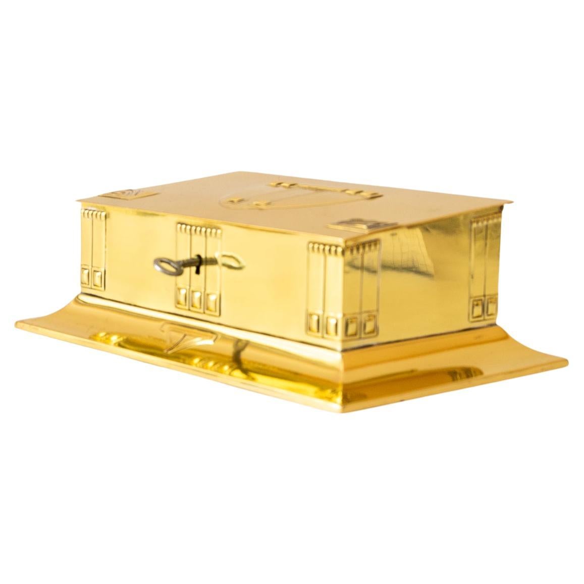 WMF art deco jewelry box  germany around 1920s For Sale