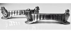 WMF Set Art Déco de porte-couteaux pour animaux:: Allemagne:: vers 1920