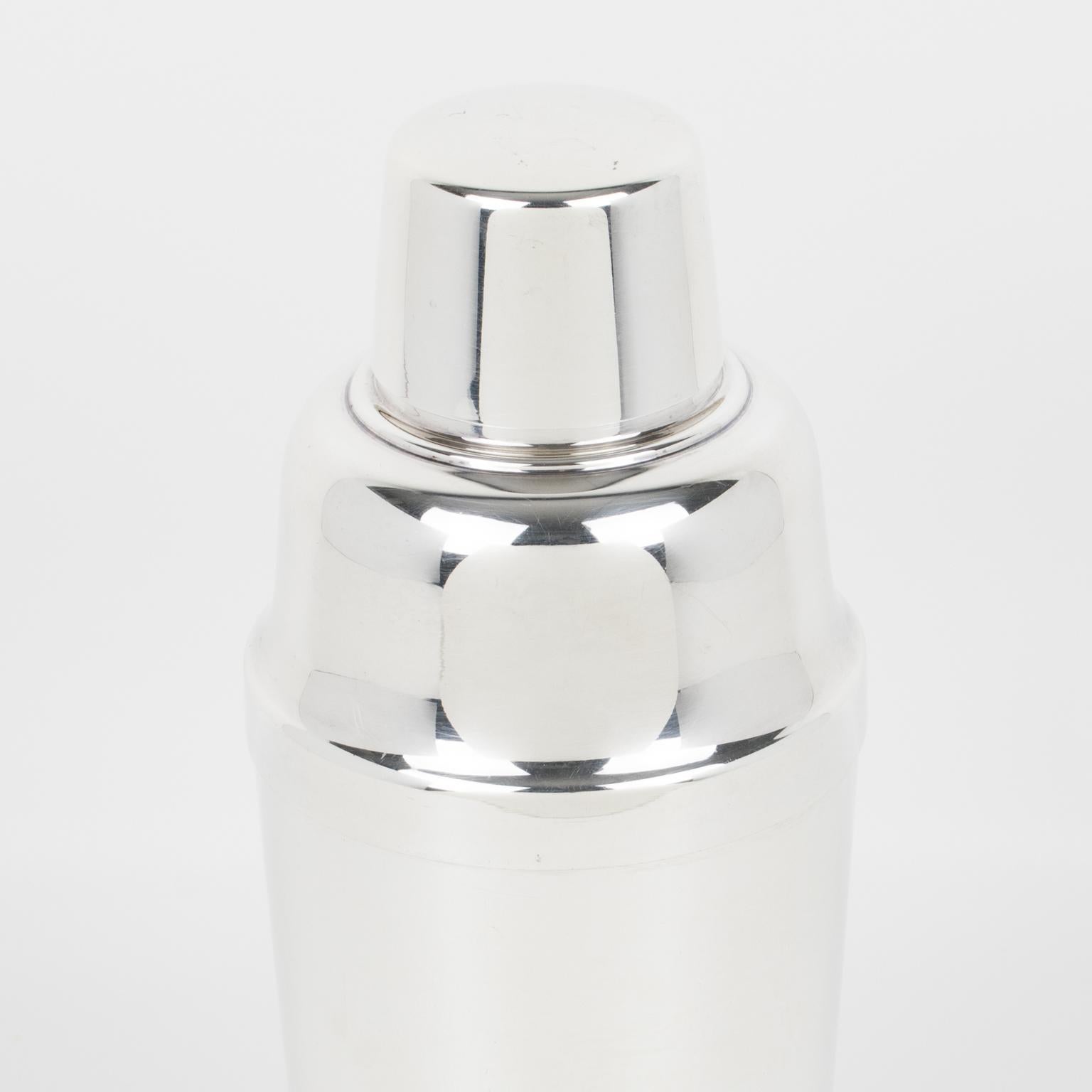 WMF Coctelera Martini Art Decó de plata plateada, circa 1930 mediados del siglo XX en venta