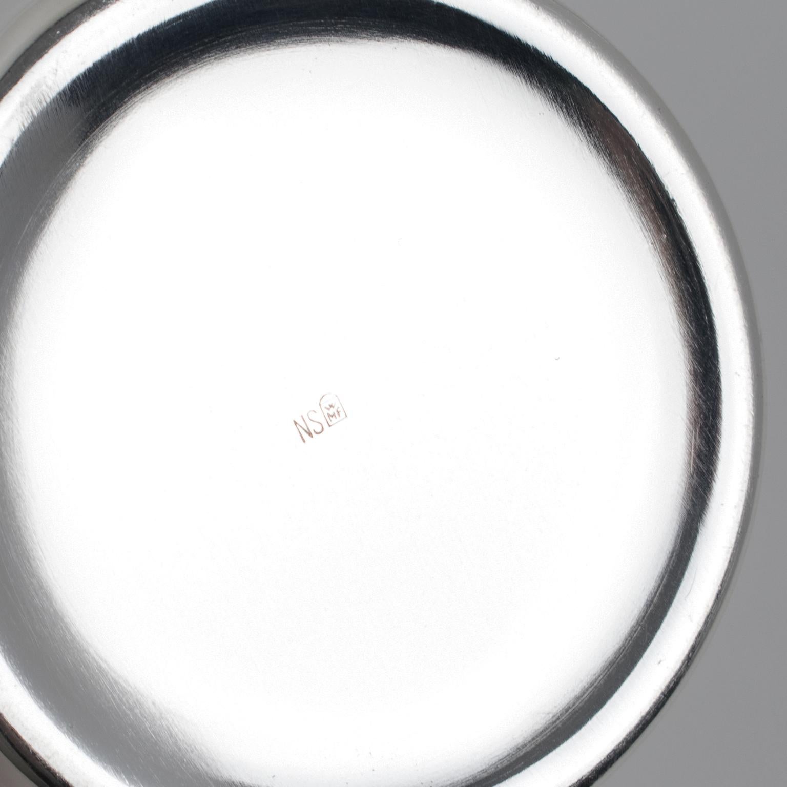 WMF Coctelera Martini Art Decó de plata plateada, circa 1930 Chapado en plata en venta