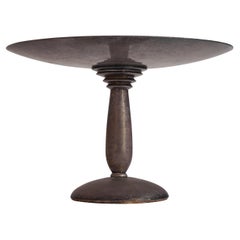 WMF Tazza Art Deco in argento patinato