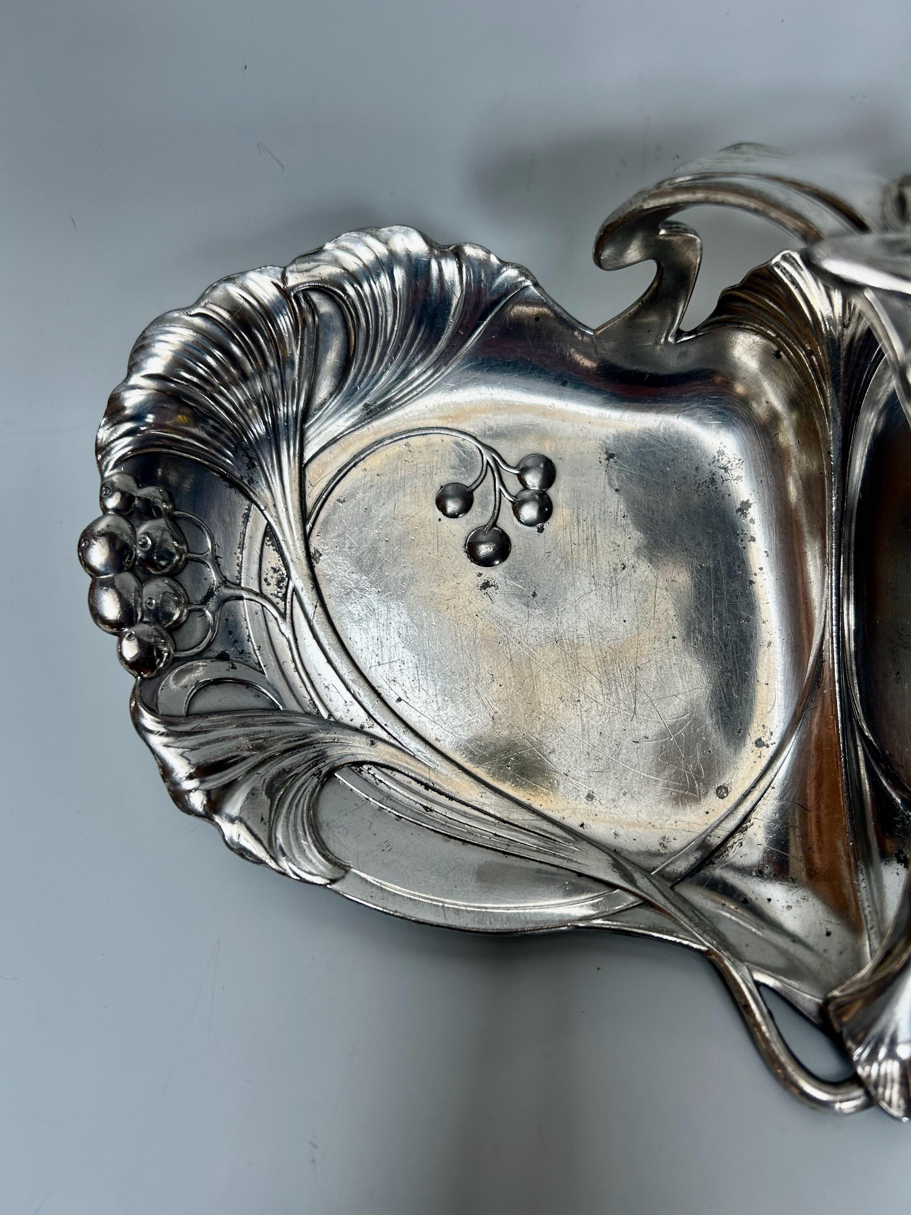 Early 20th Century WMF Art Nouveau Aperitif Serving Tray For Sale