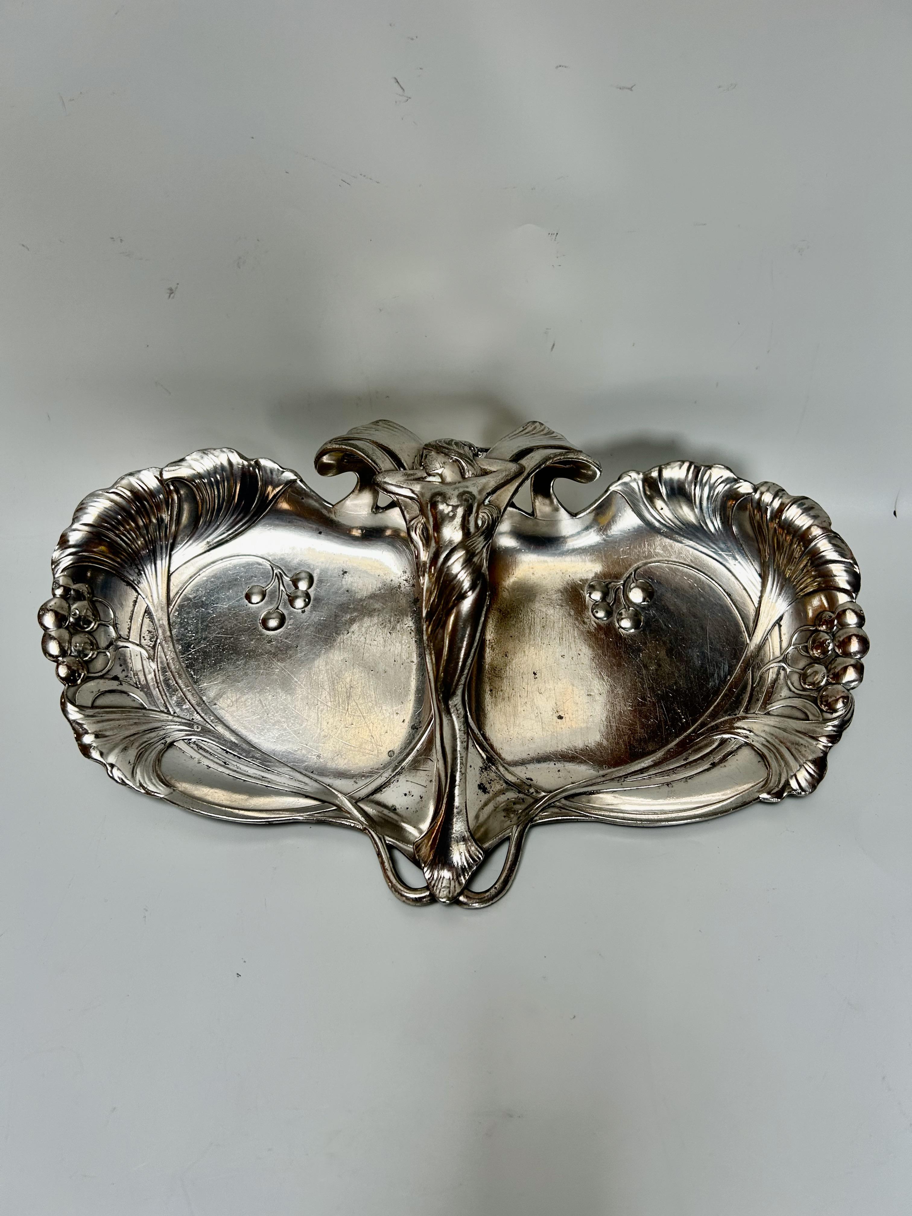 WMF Art Nouveau Aperitif Serving Tray For Sale 1