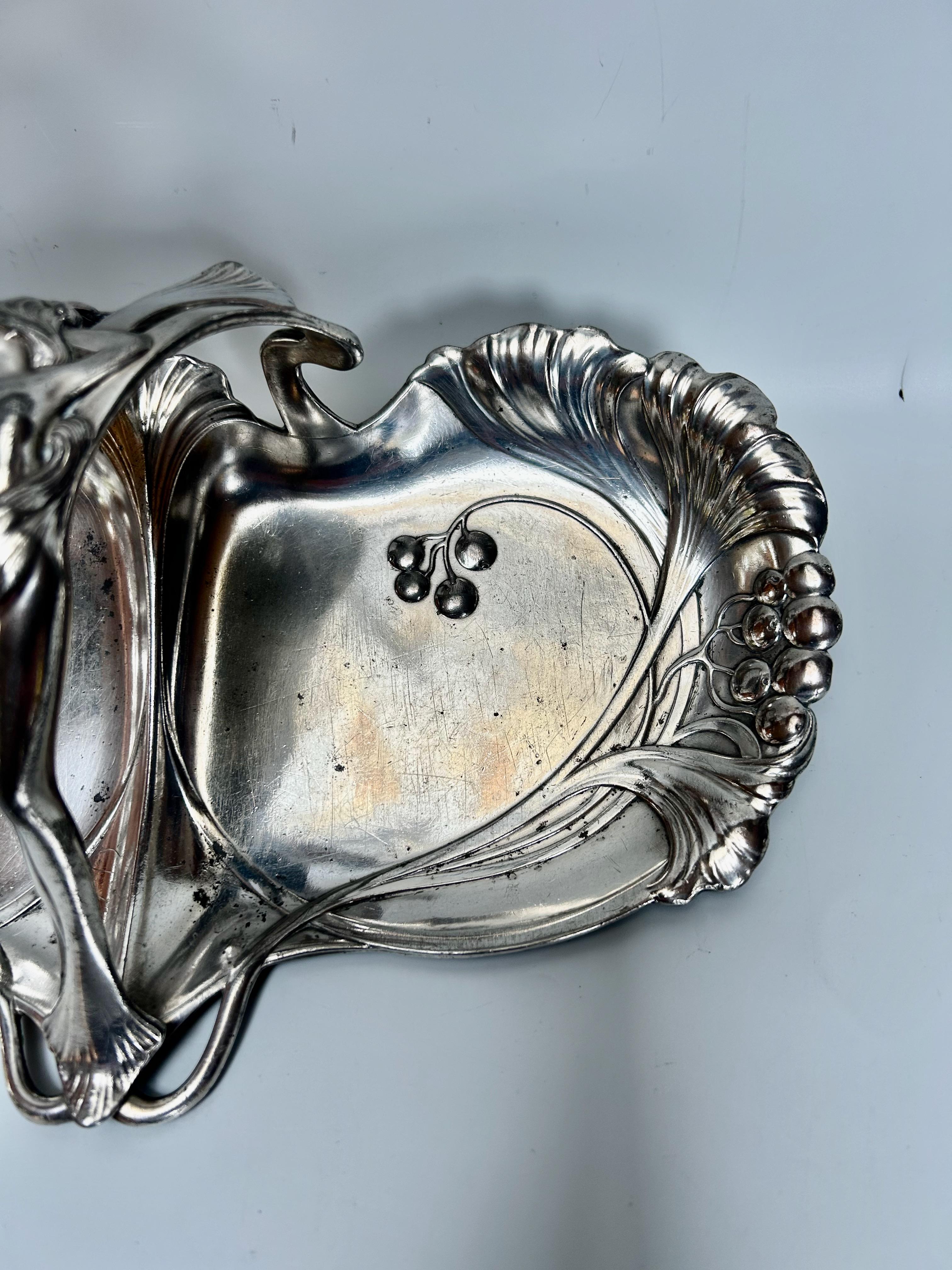 WMF Art Nouveau Aperitif Serving Tray For Sale 2