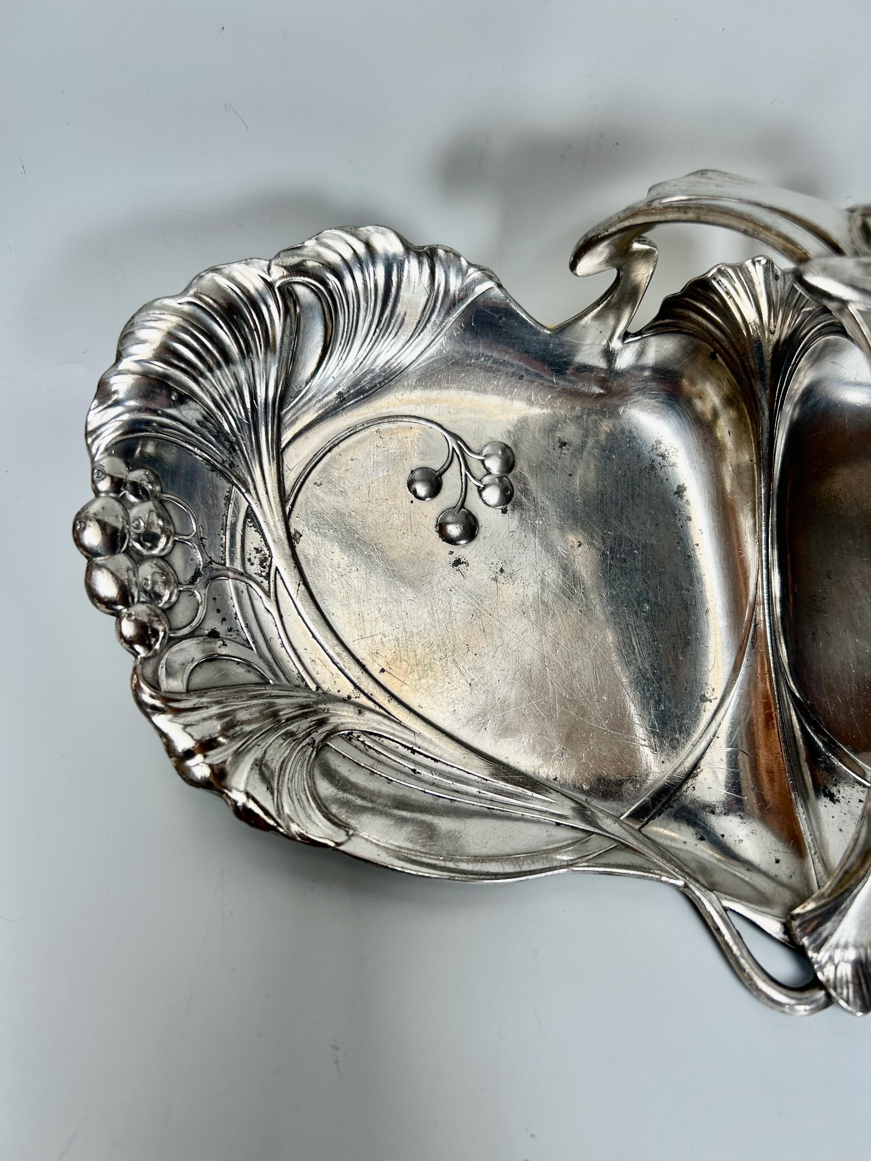 WMF Art Nouveau Aperitif Serving Tray For Sale 3