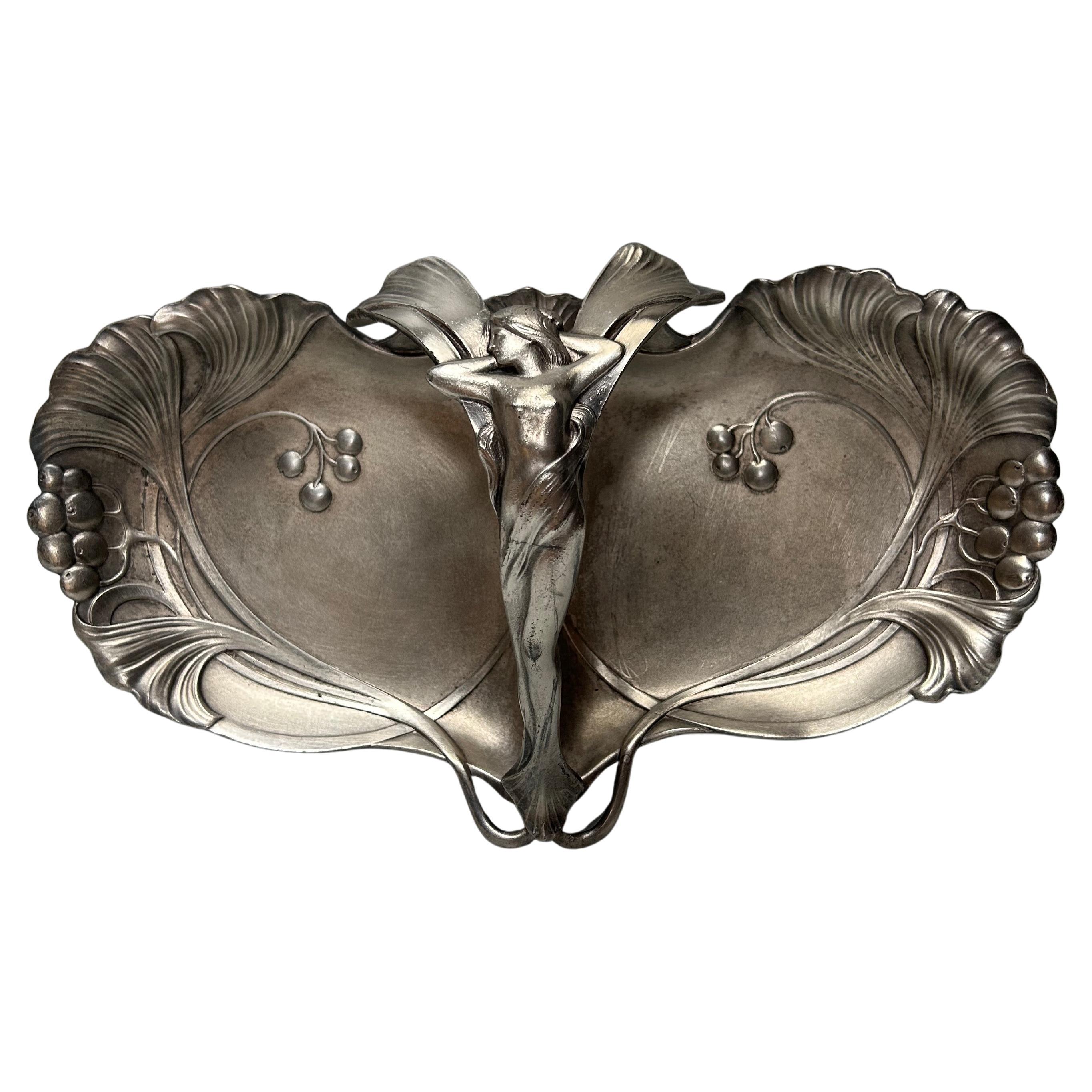 WMF Art Nouveau Aperitif Serving Tray For Sale