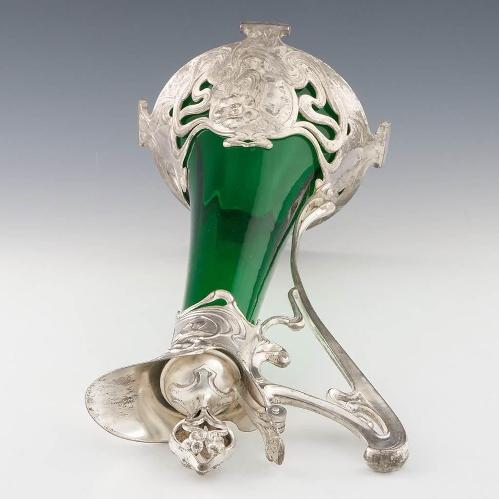 WMF Art Nouveau Claret Jug c1900 2