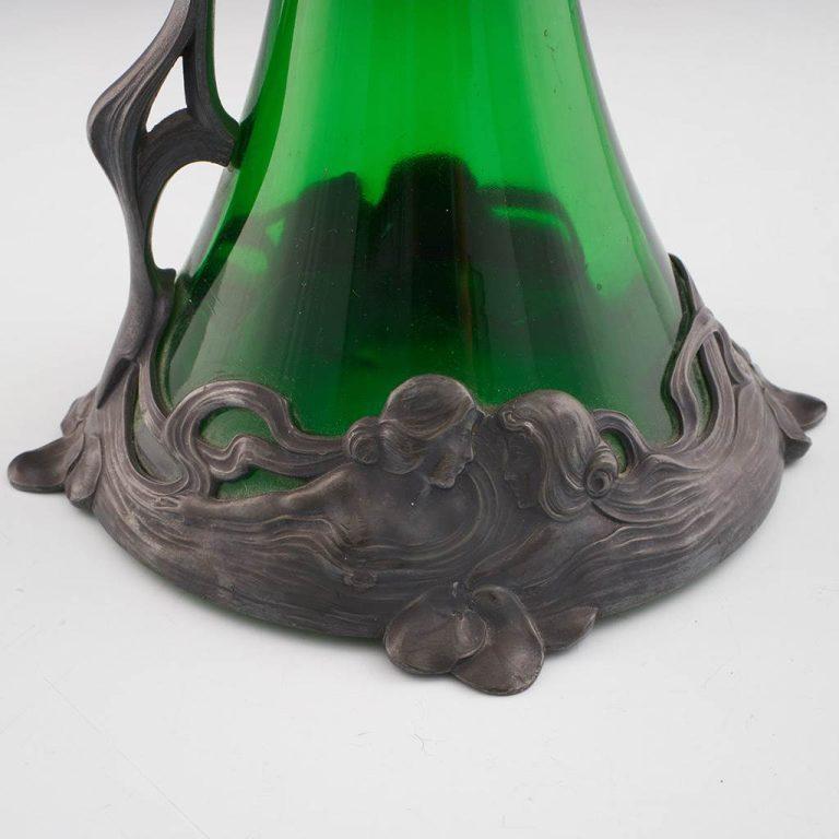 WMF Art Nouveau Claret Jug c1905 For Sale 7