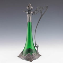 WMF Art Nouveau Claret Jug c1905