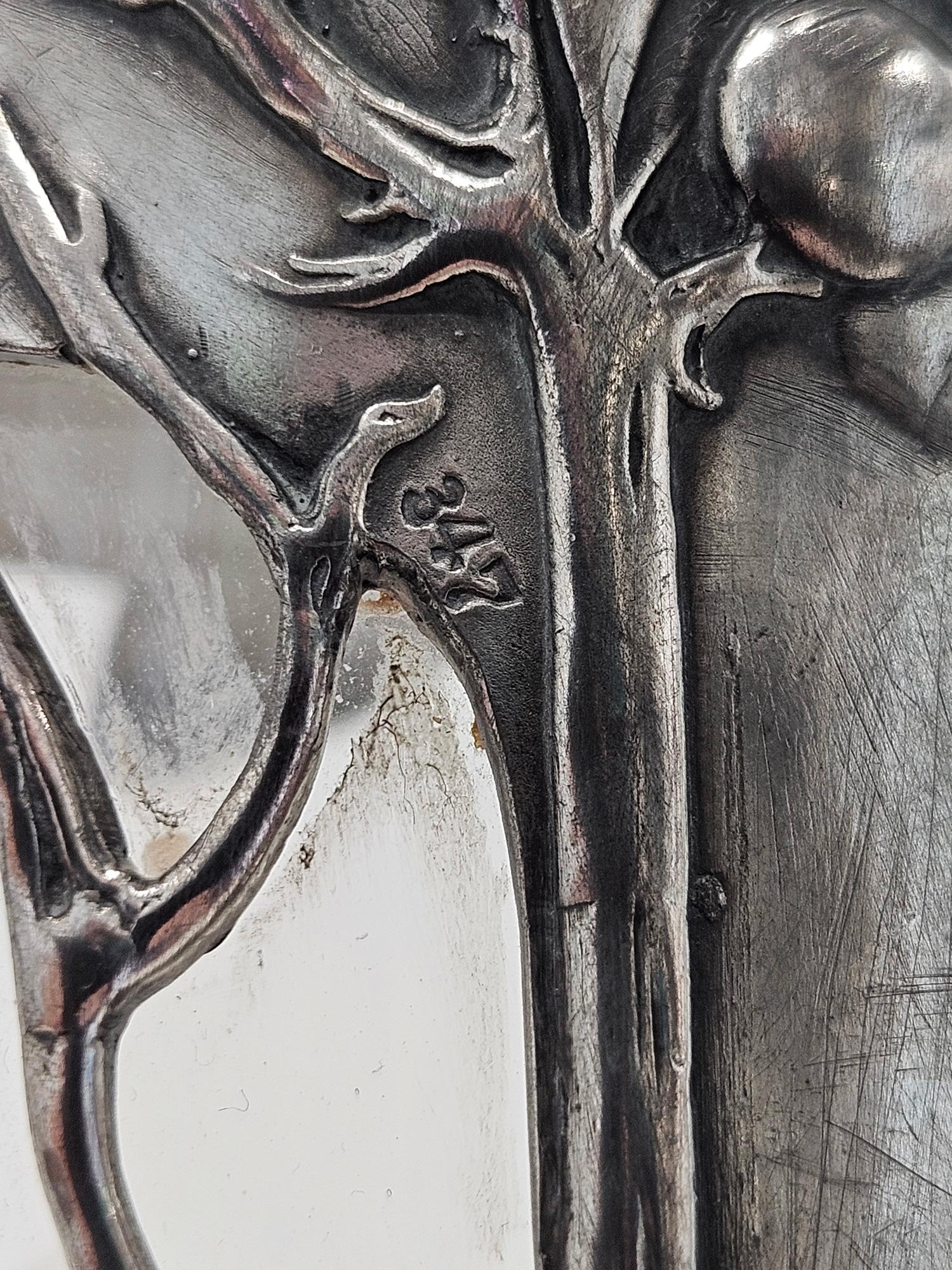 Carafe à vin Art Nouveau WMF avec poignée sirène, Allemagne, vers 1901 en vente 8