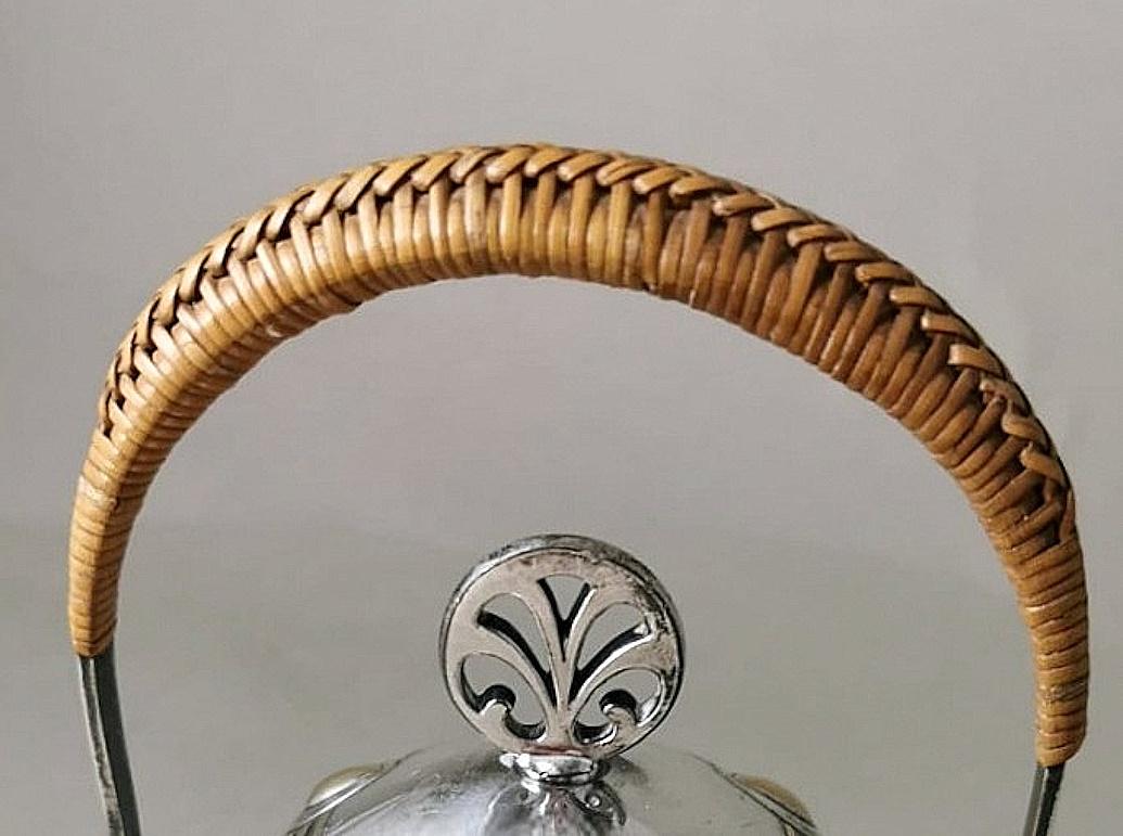 WMF Art Nouveau German Silver-Plated Metal Sugar Bowl. For Sale 2