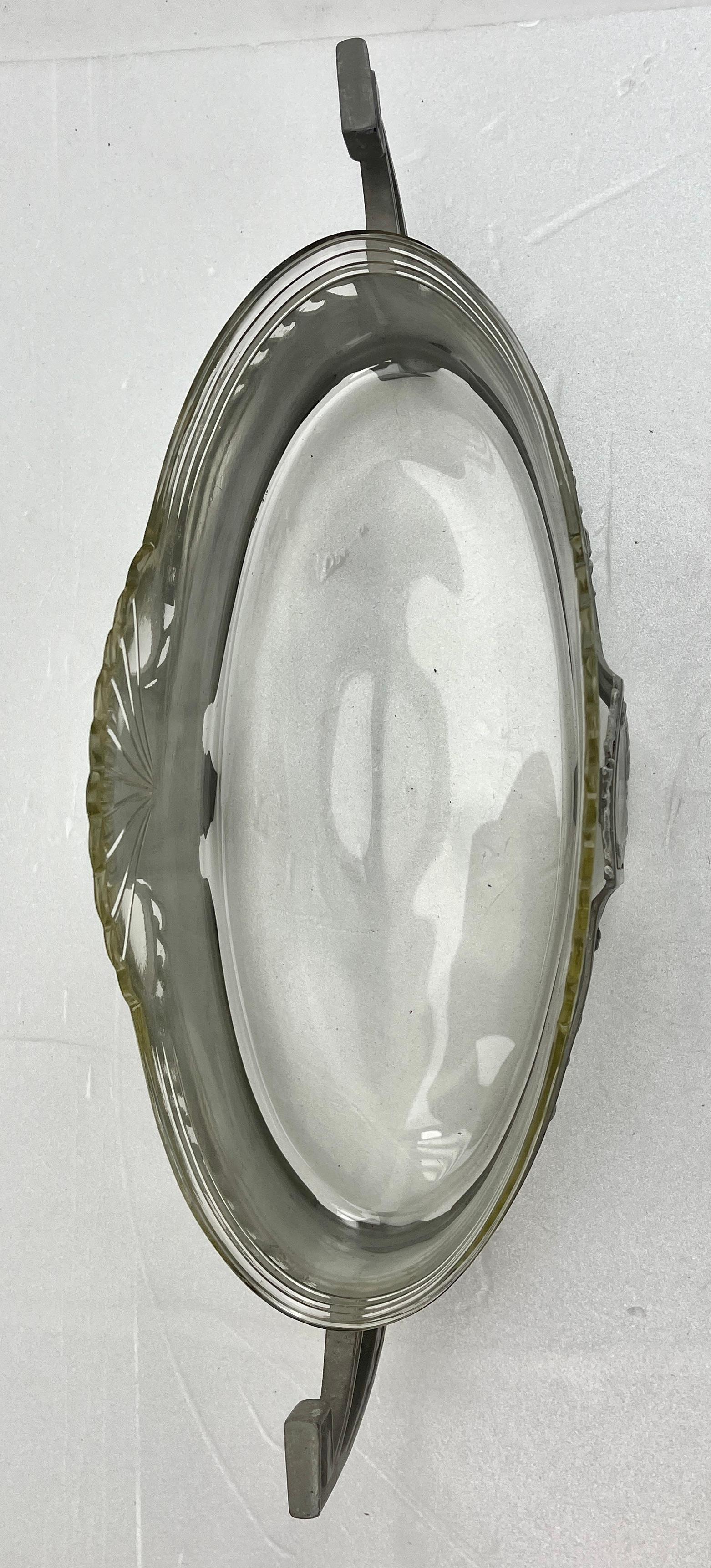 WMF Art Nouveau Jardinair con cesta de cristal tallado original en venta 4