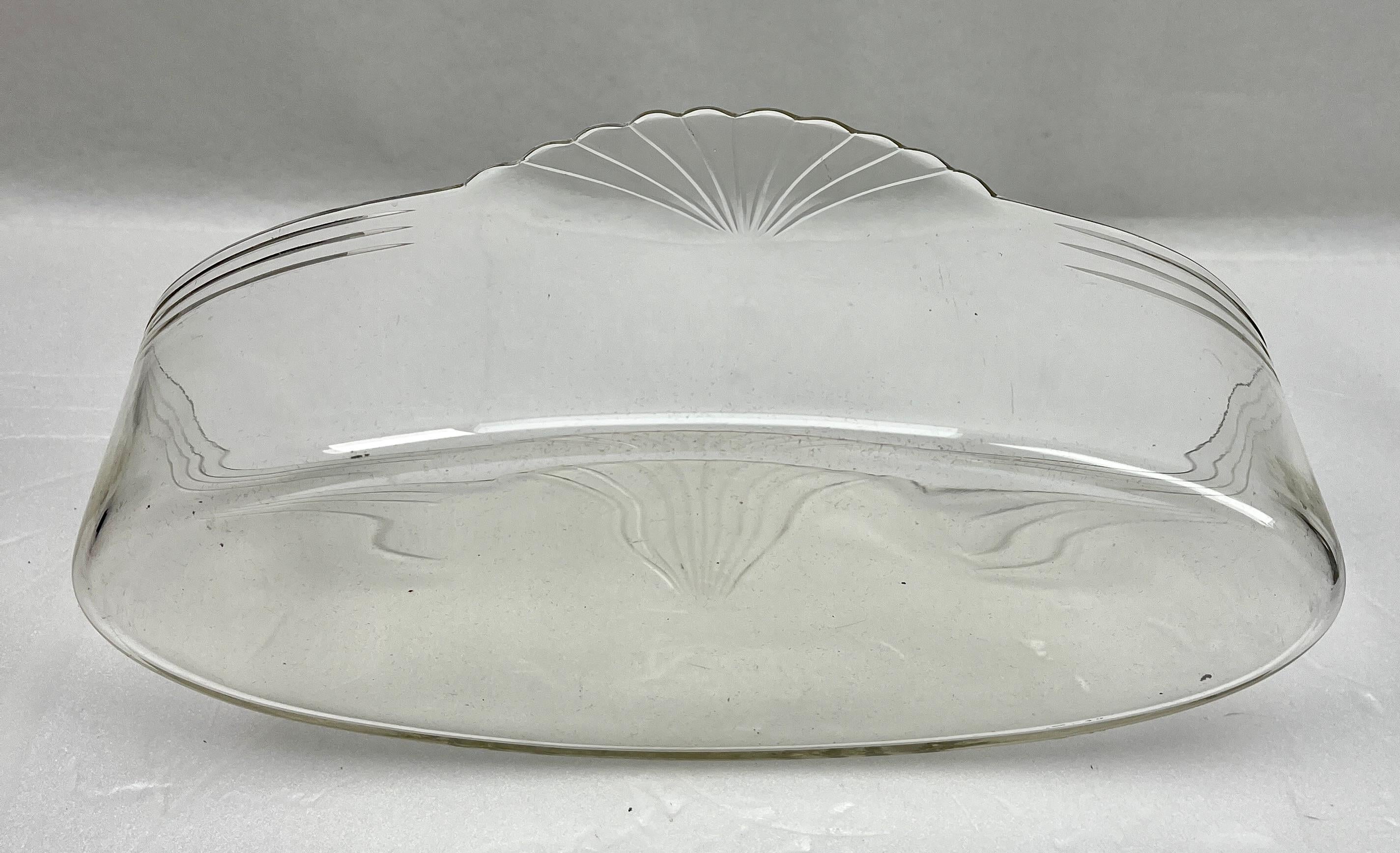 WMF Art Nouveau Jardinair whit Original Cut Glass Basket In Good Condition For Sale In Verviers, BE