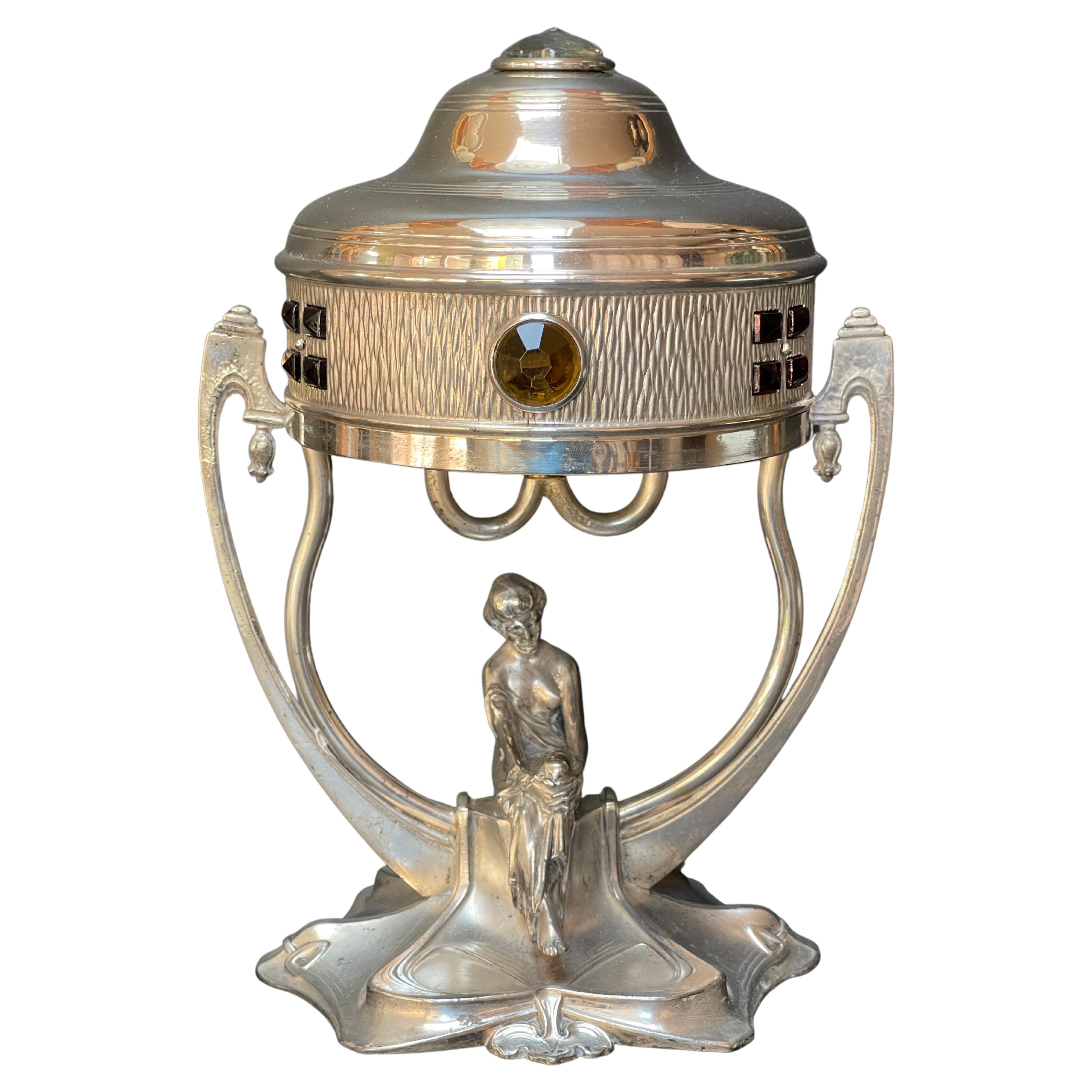 Wmf Art Nouveau Lamp Night Light For Sale