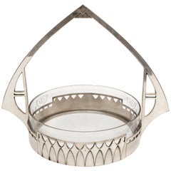 WMF Art Nouveau Silver Handled Bowl