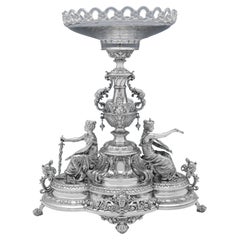 WMF art nouveau silver plated centrepiece fruit stand made circa 1910