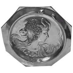 WMF Art Nouveau Visiting Card Tray Made in Germany, circa 1900
