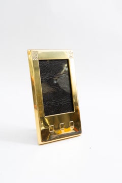 WMF cornice in ottone con vetro di Vienna intorno agli anni '20 ( marcata WMF )