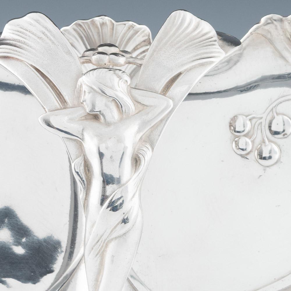 WMF Britannia Obst- oder Süßspeisenschale aus Metall (Jugendstil) im Angebot
