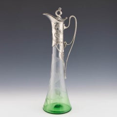 WMF Claret Jug Glass c1905