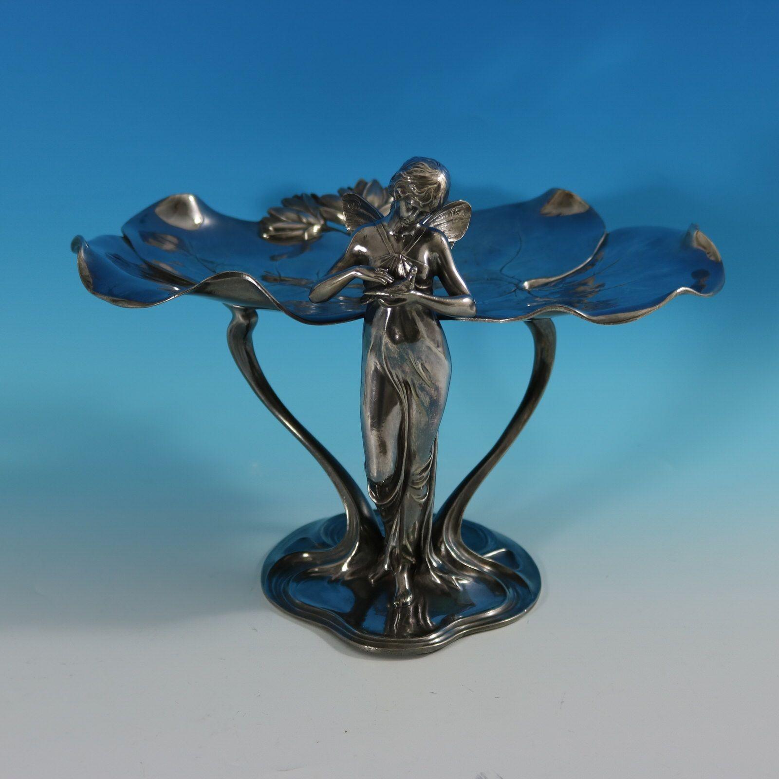WMF Fairy With Dove, Lily Visiting-Kartentablett im Angebot 2