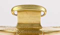 Blouse de bureau  roulettes en laiton allemande Jugendstil de WMF