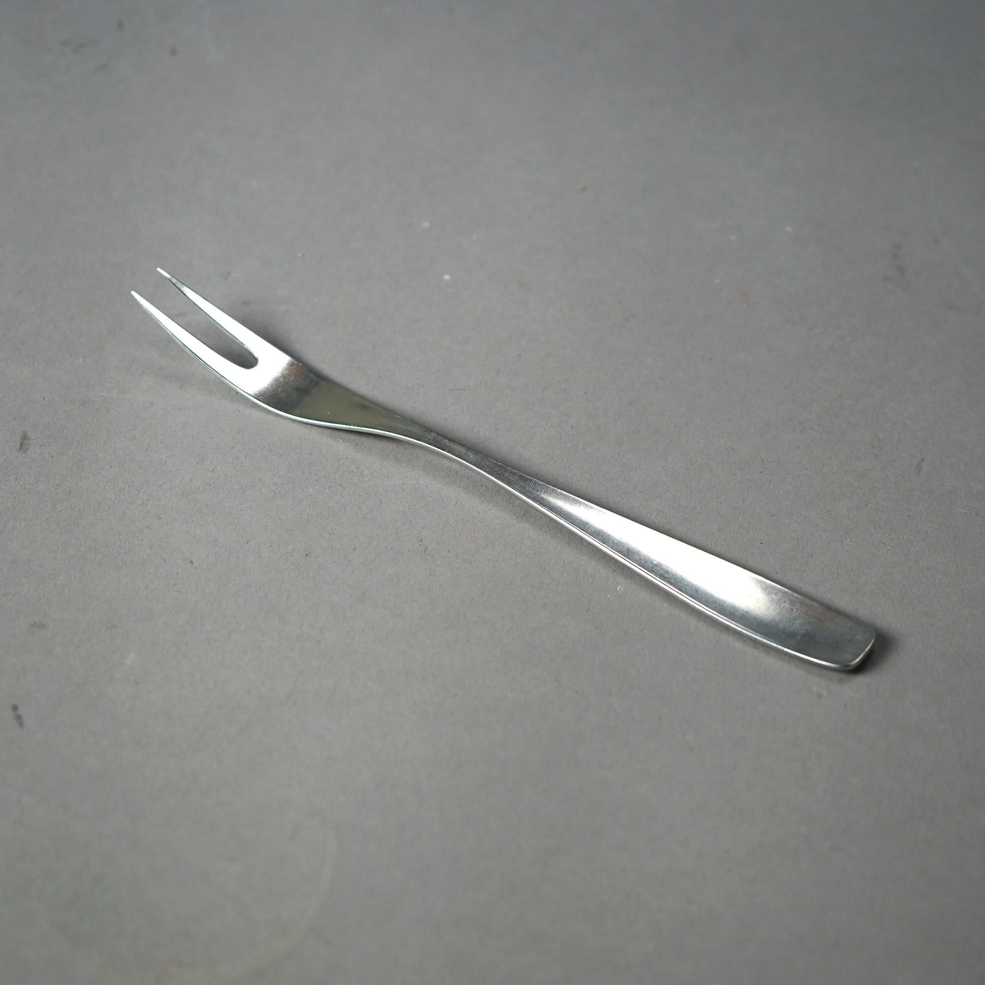 WMF German Mid Century Modern Stainless Steel Flatware, 49 Piece, 20th C 13
