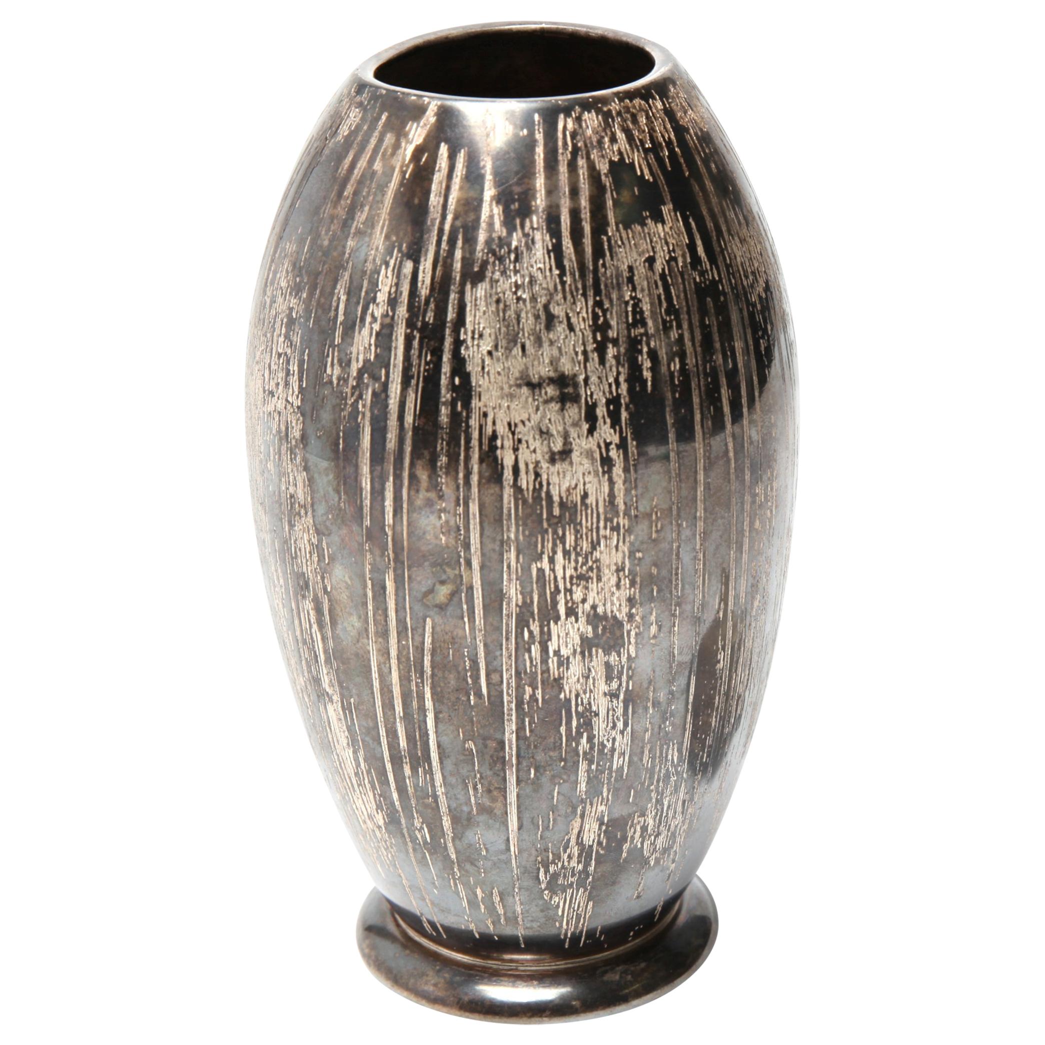 WMF German Modern 'Ikora' Brass Vase
