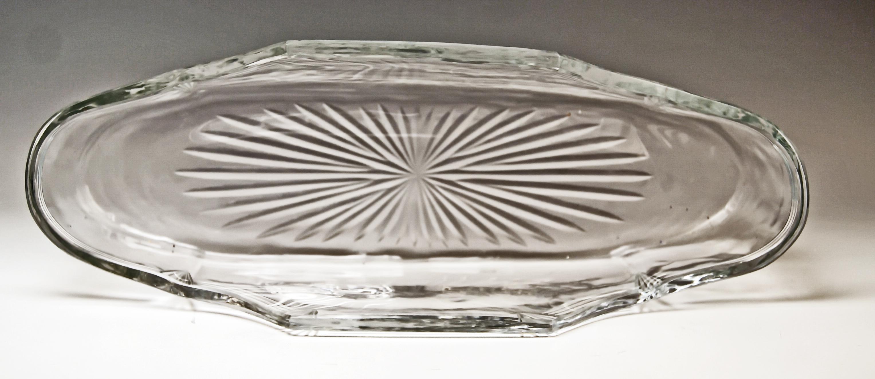 WMF Germany Art Nouveau Flower Dish Jardiniere Glass, 1900 2