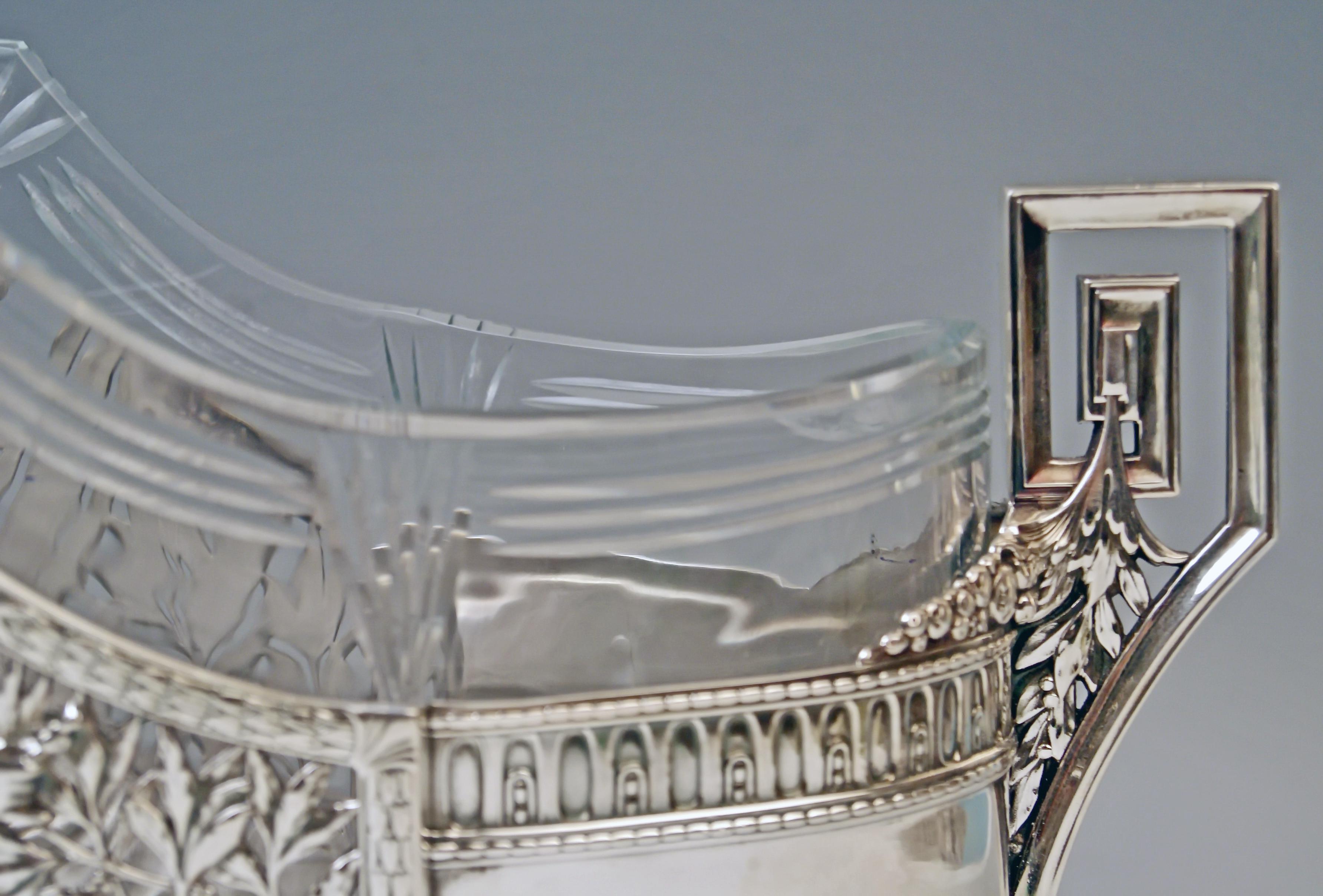 WMF Deutschland Jugendstil Blumenschale Jardiniere Glas:: 1900 (Art nouveau)