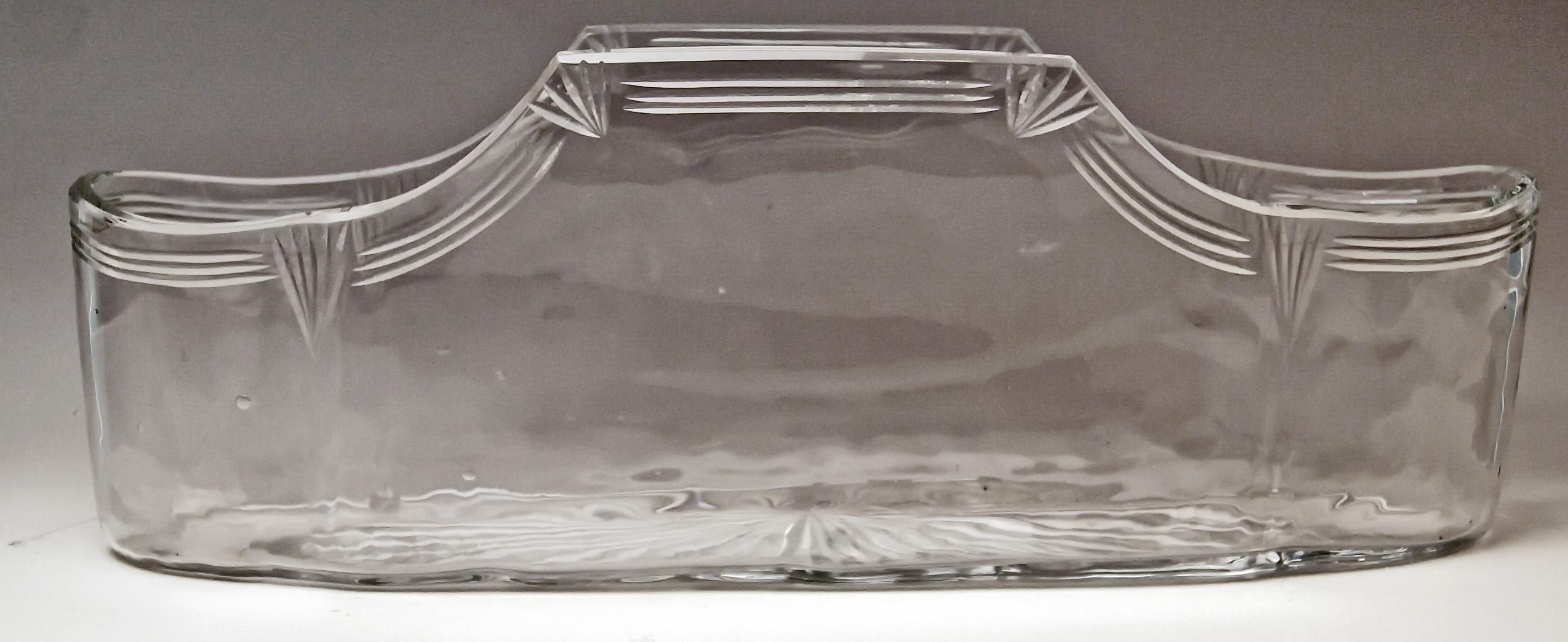 WMF Germany Art Nouveau Flower Dish Jardiniere Glass, 1900 1