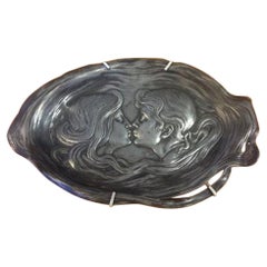 WMF Germany Art Nouveau Pewter Tray