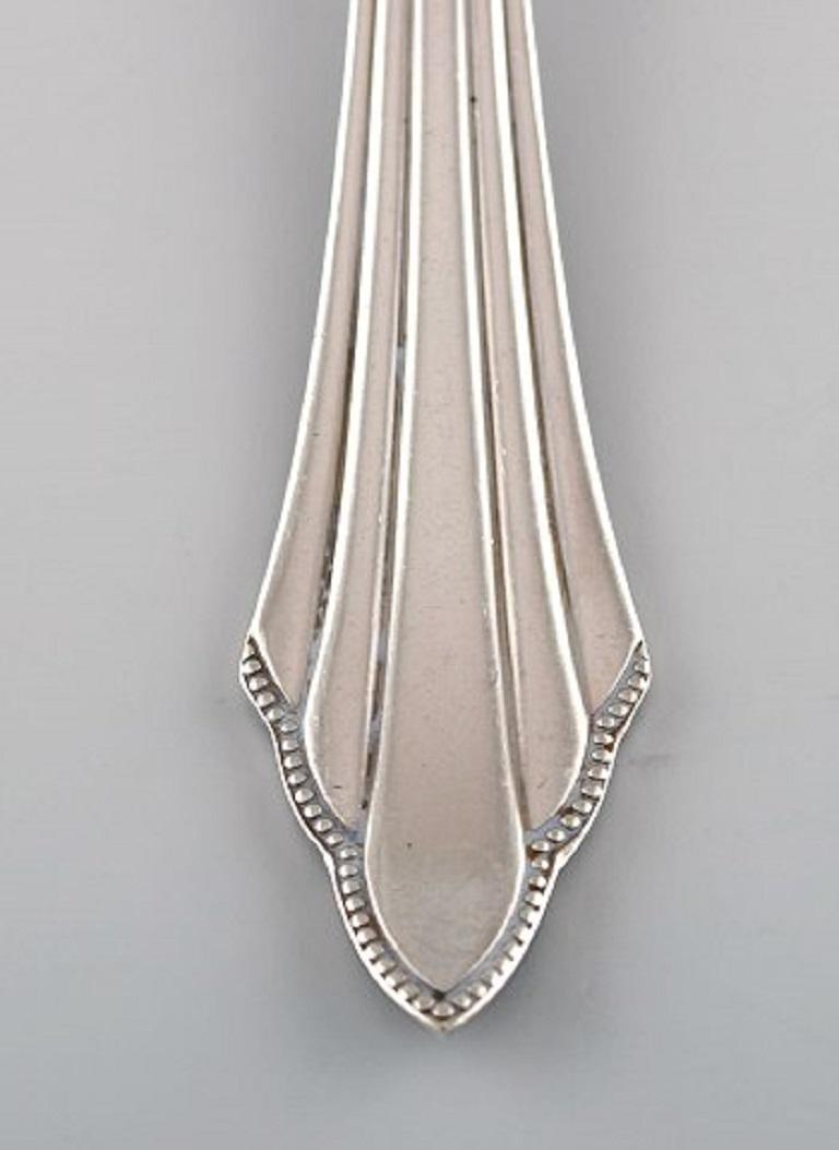 Mid-20th Century WMF, Germany, Five Art Deco Facker Serving Parts in Plated Silver, 1930s For Sale