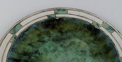 Wmf, Germany, Round Art Deco Bronze Dish, 1930s / 40s