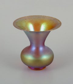 WMF, Germany, Vase in Iridescent Myra Art Glass, 1930s